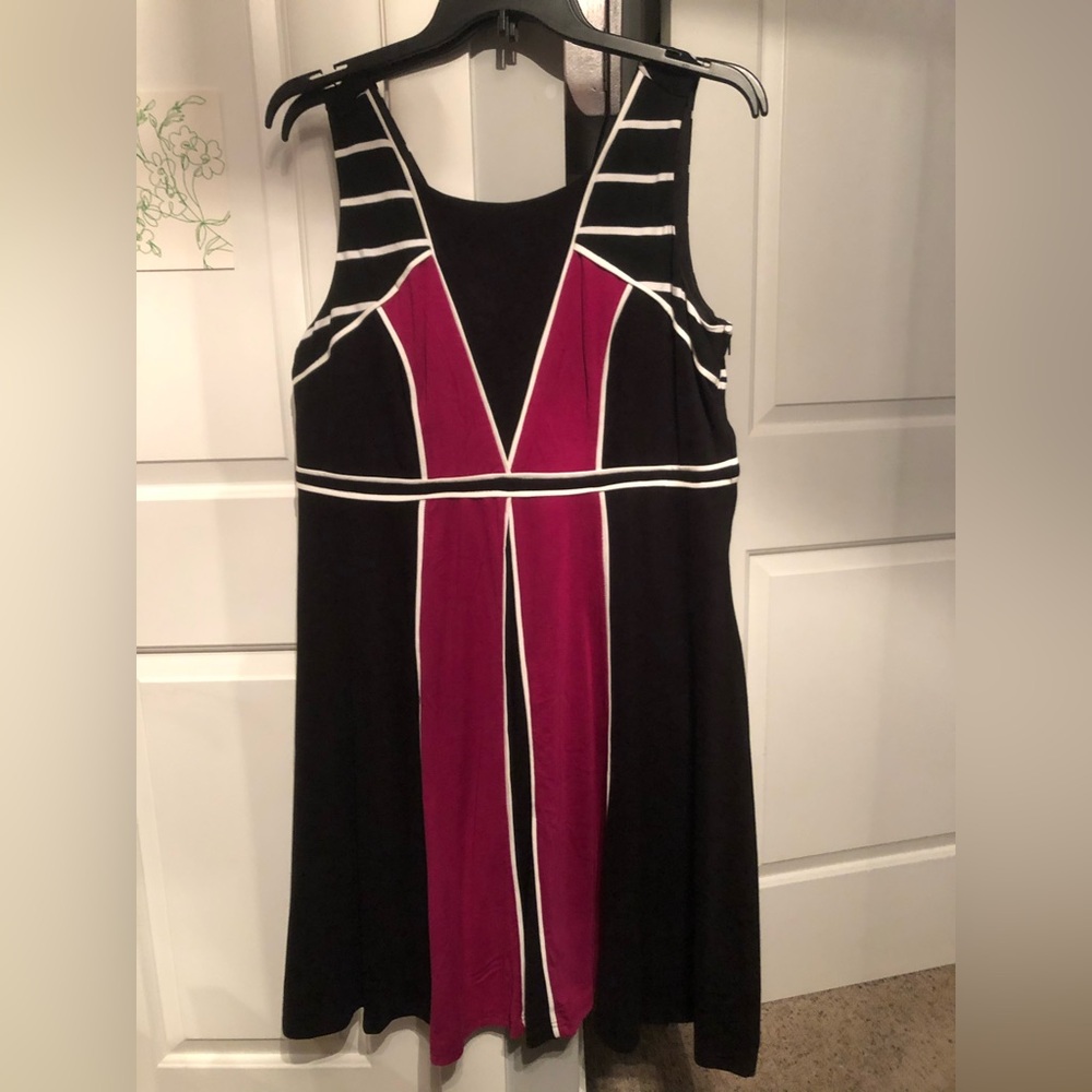 Torrid Empire Collection Colorblock Fit & Flare Dress NWOT - Picture 2 of 3